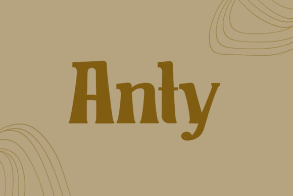 Anty Font: Bold Vintage Style for Digital Marketing
