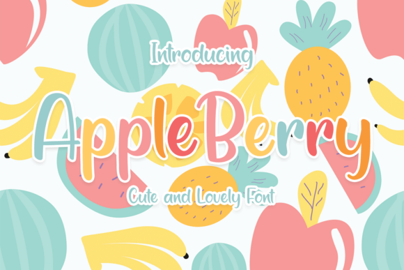 Apple Berry Font for Creative Brands