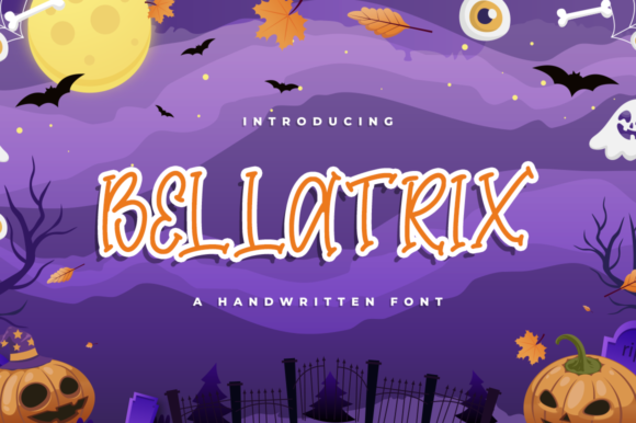 Bellatrix Font for Halloween Design