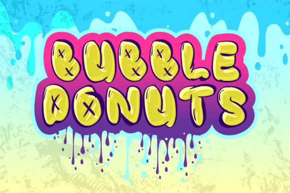 Bubble Donuts Font for Creative Brands