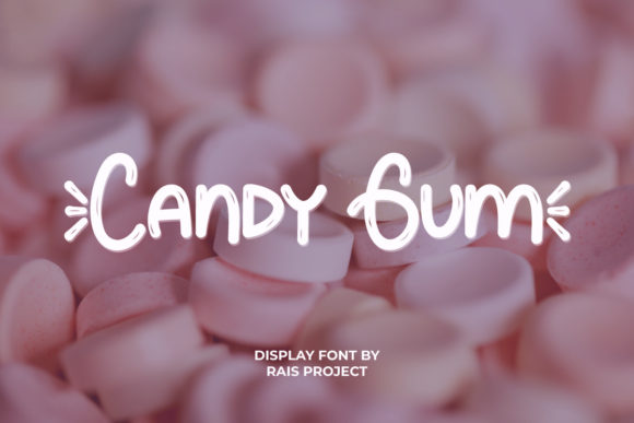 Candy Gum Font for Bold Campaigns
