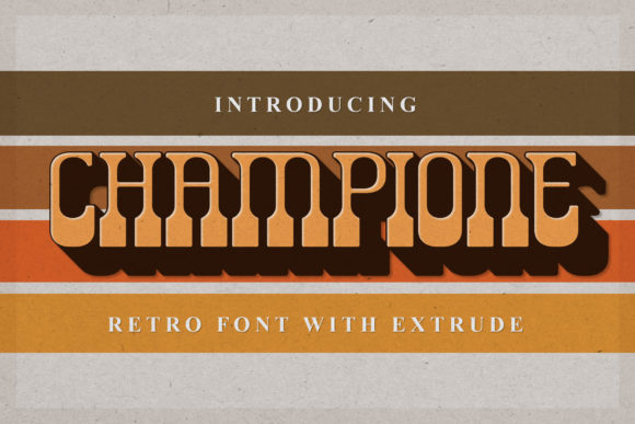 Champione Font for Bold Branding