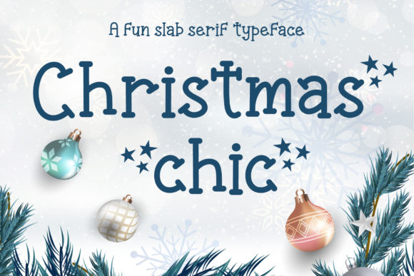 Christmas Chic Font for Business
