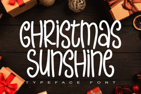 Christmas Sunshine Font