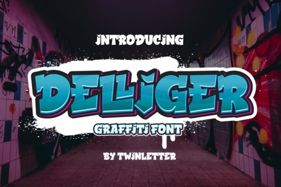 Delliger Font for Bold Editorial Design