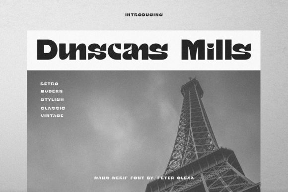Dunscans Mills Font Review