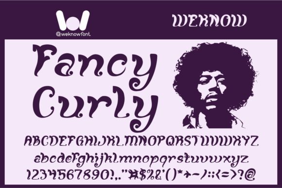 Fancy Curly: A Chic Display Font for Editorial Design