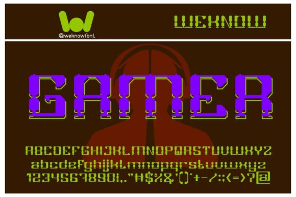 Gamer Font for Web Design