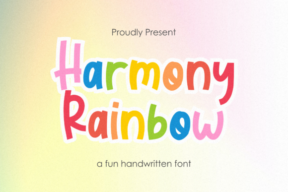 Harmony Rainbow Font for Creative Projects