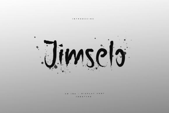 Jimselo: A Bold Display Font for Creative Campaigns