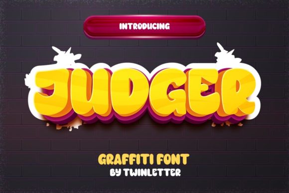 Judger: The Graffiti Display Font for Bold Campaigns