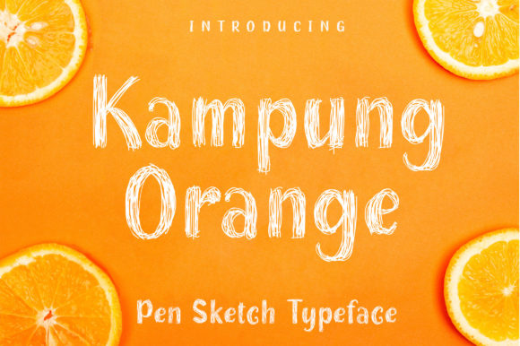 Kampung Orange Font Review