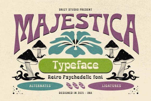 Majestica Font: Bold and Wavy for Creative Projects