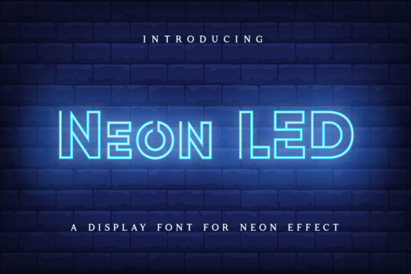 Neon Led: A Bold Font for Creative Campaigns