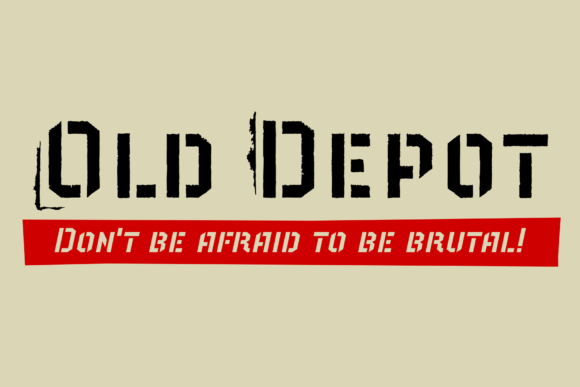 Old Depot Font for Creative Projects