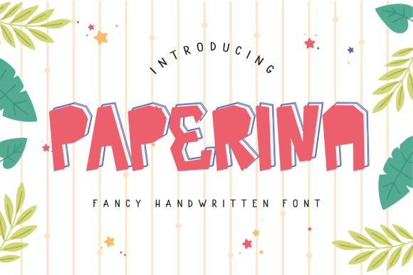 Paperina: A Creative Display Font
