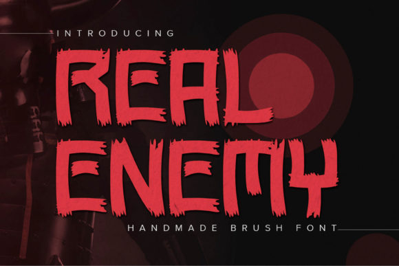 Real Enemy Font for Bold Campaigns