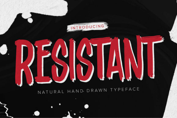 Resistant: A Cool Display Font for Creative Projects