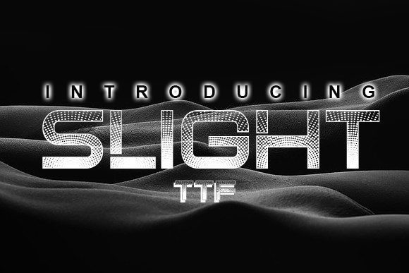 Slight Font for Editorial Design