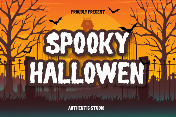 Spooky Hallowen Font for Halloween Design