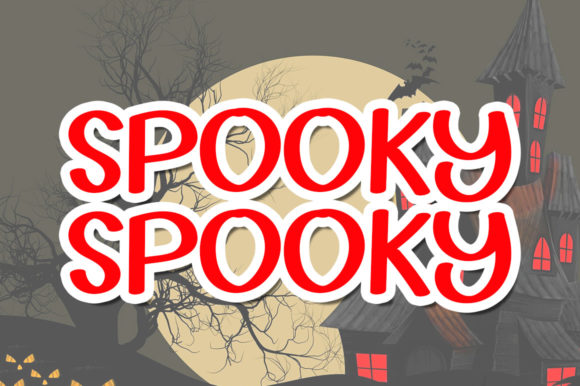 Spooky Spooky Font for Web Design