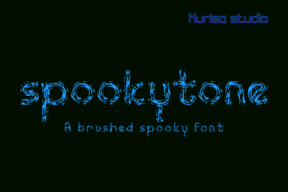 Spookytone: A Creepy Display Font for Business