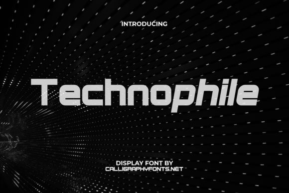 Technophile Font for Bold Campaigns