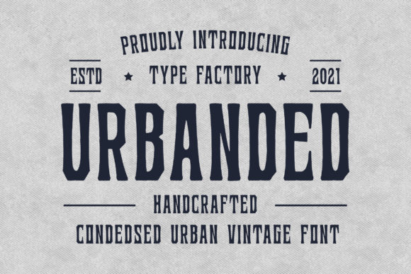 Urbanded: A Bold Font for Business Branding